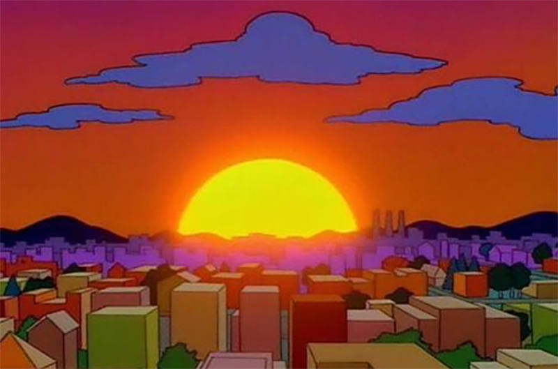 Captura de pantalla: The Scenic Simpsons